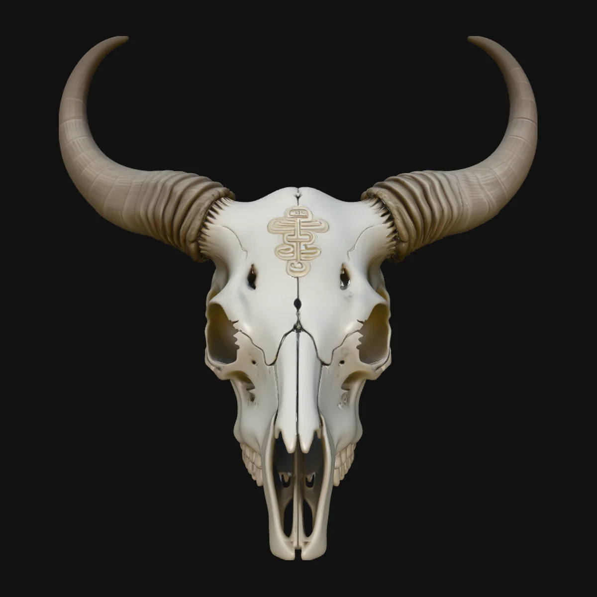 Ram Skull Wall Mount Design 7