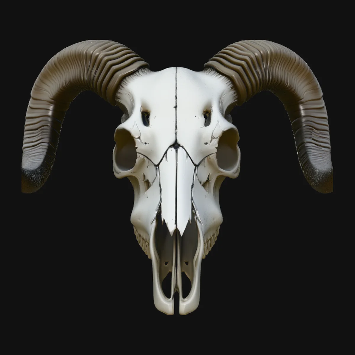 Ram Skull Wall Mount Design 8