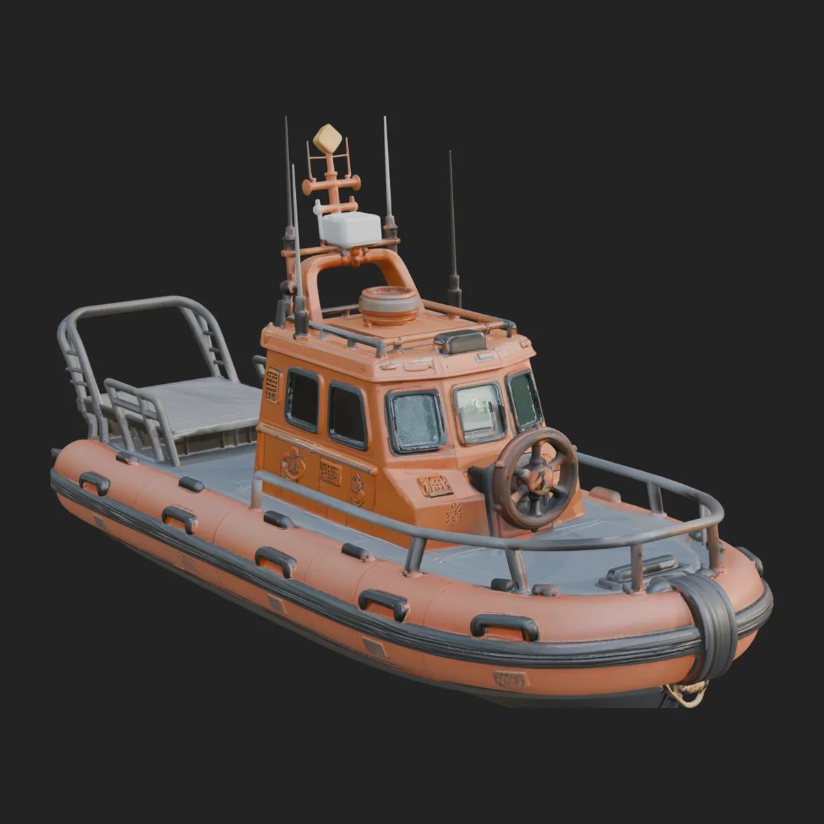 Rescue Boat Model Design 1