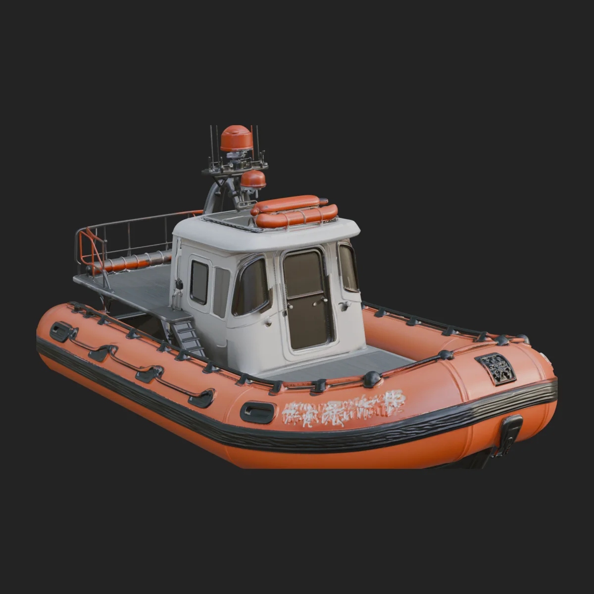 Rescue Boat Model Design 4