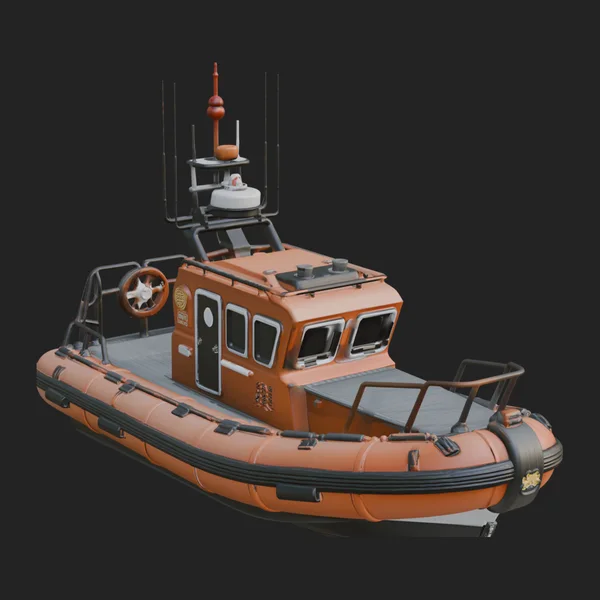 Rescue Boat Model Design 8