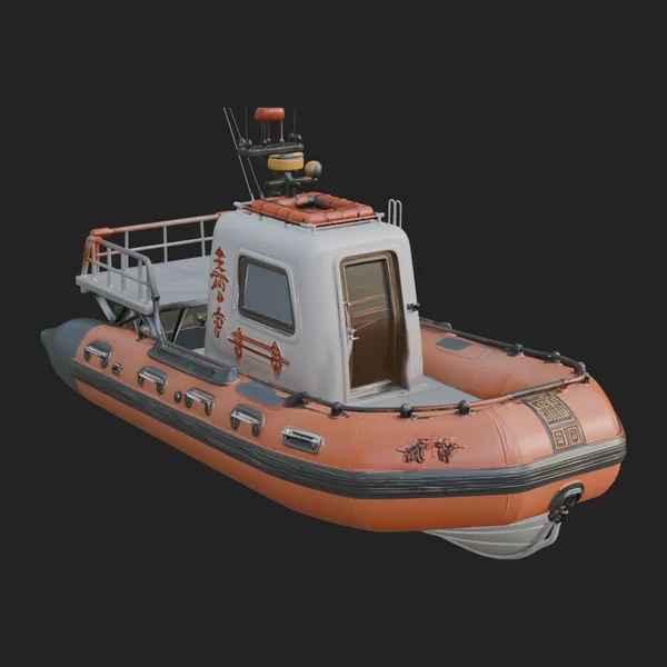 Rescue Boat Model Design 9