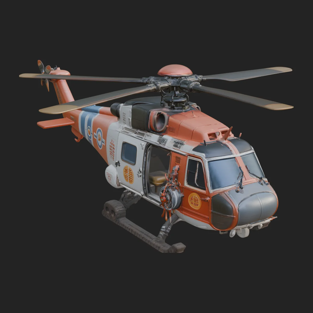 Rescue Helicopter Model Design 10