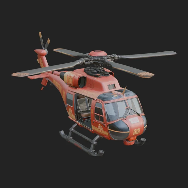 Rescue Helicopter Model Design 14