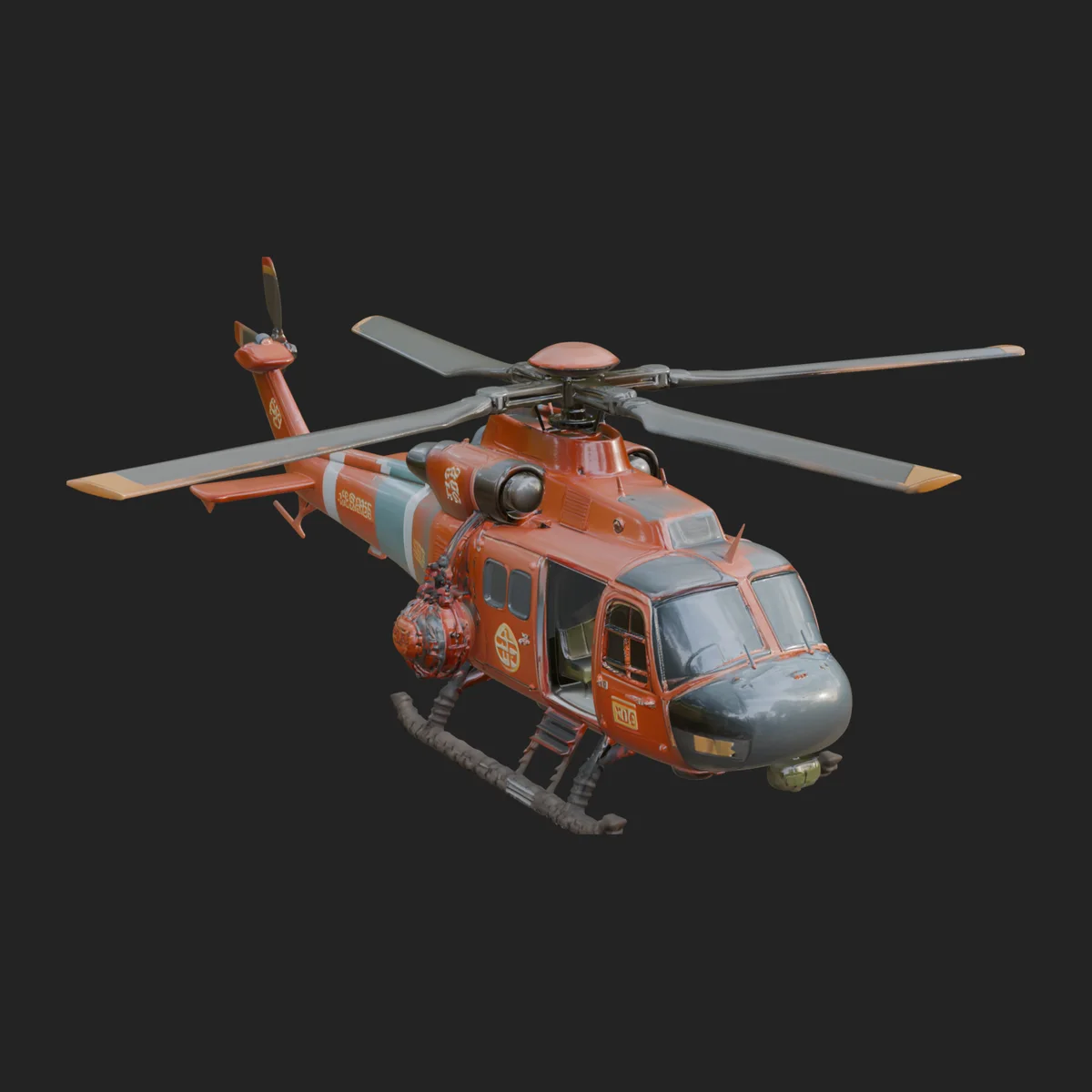 Rescue Helicopter Model Design 4