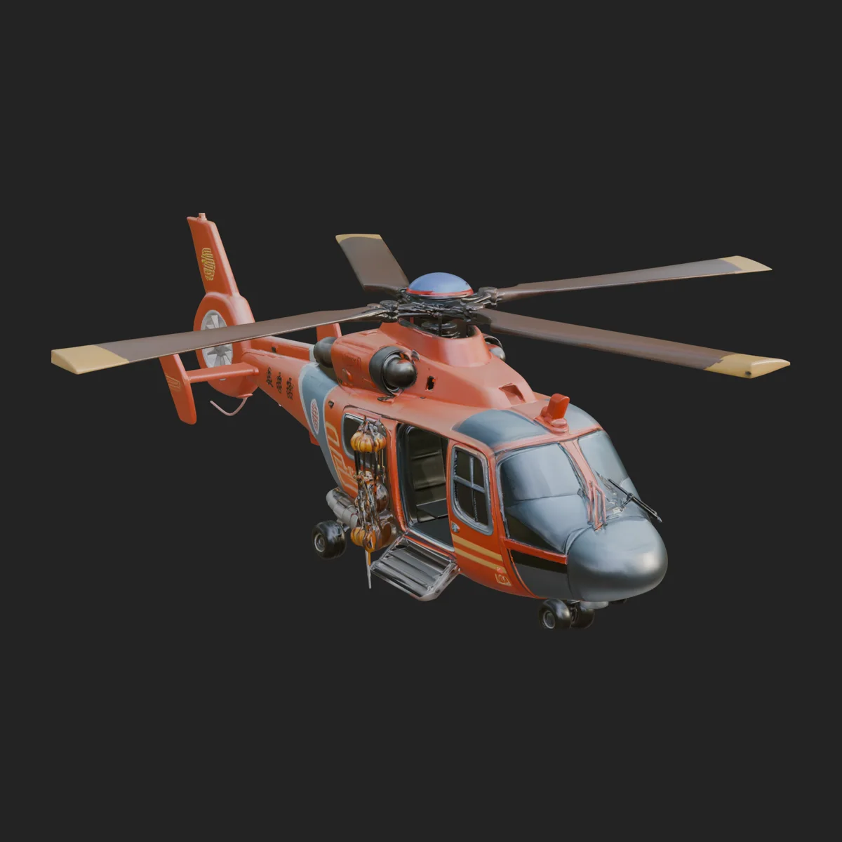 Rescue Helicopter Model Design 8