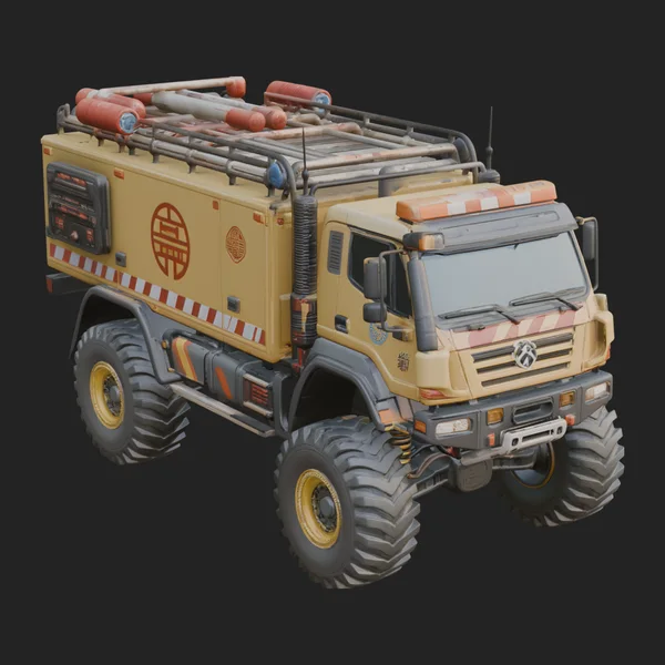 Rescue Truck Model Design 2