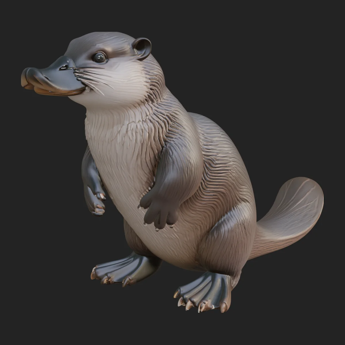 River Otter Statue Design 1