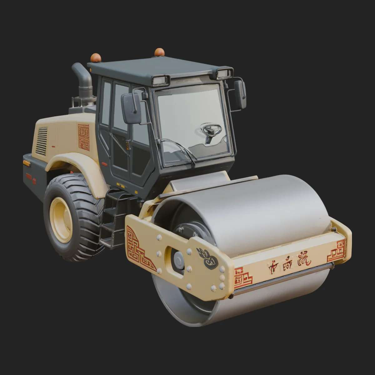 Road Roller Model Design 10