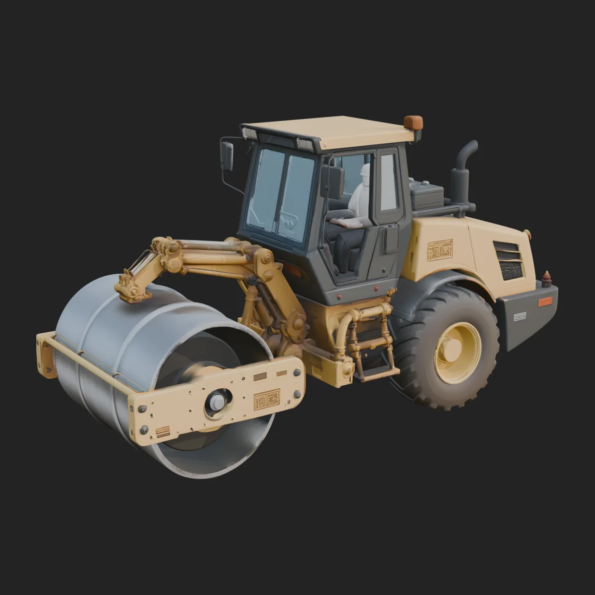 Road Roller Model Design 2