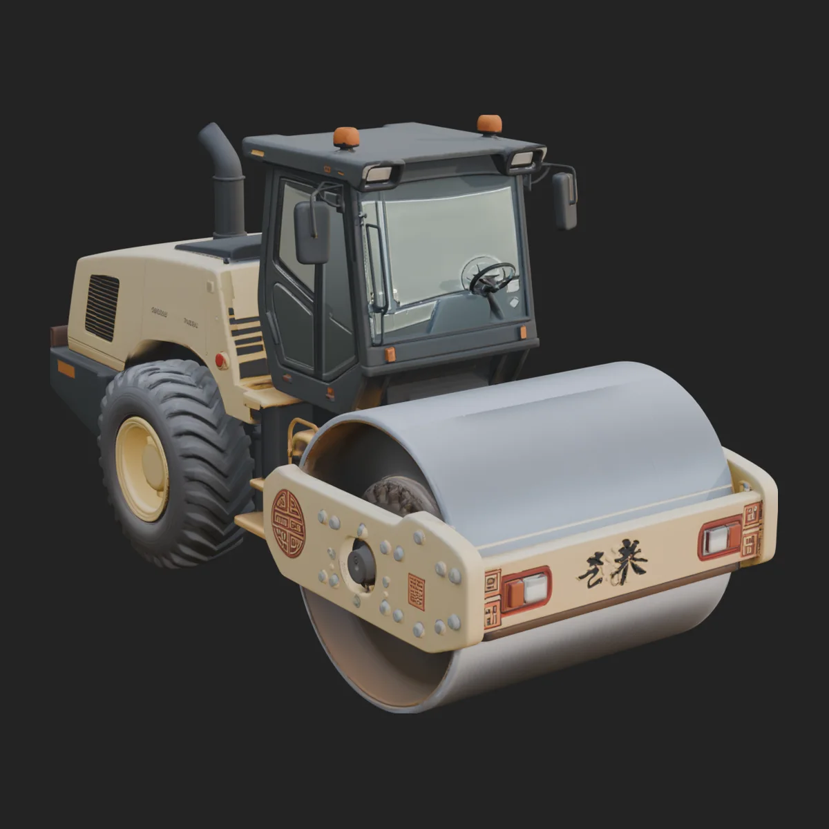 Road Roller Model Design 4