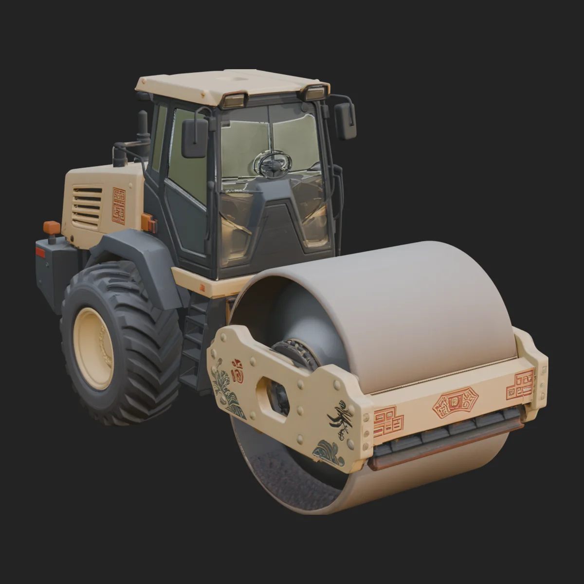 Road Roller Model Design 5