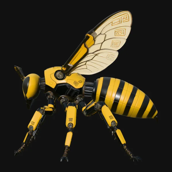 Robotic Honey Bee Statue Design 3