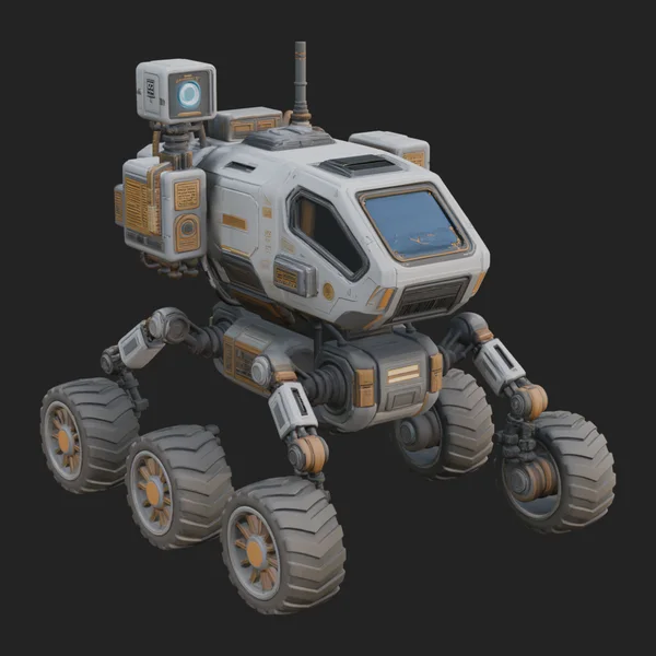 Robotic Rover Model Design 3