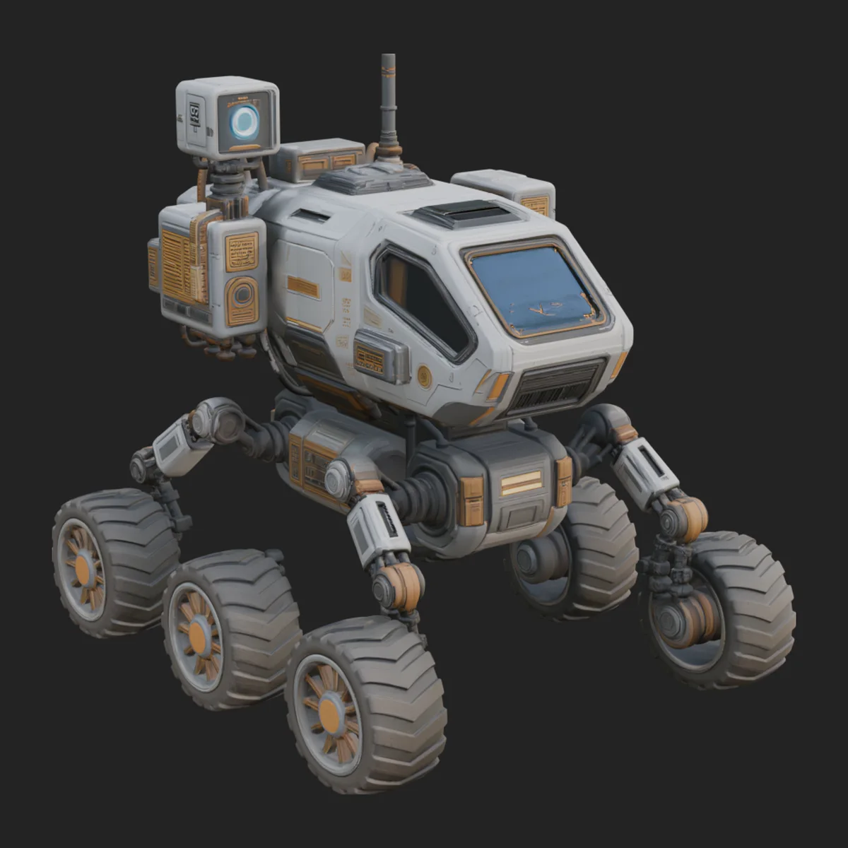 Robotic Rover Model Design 3