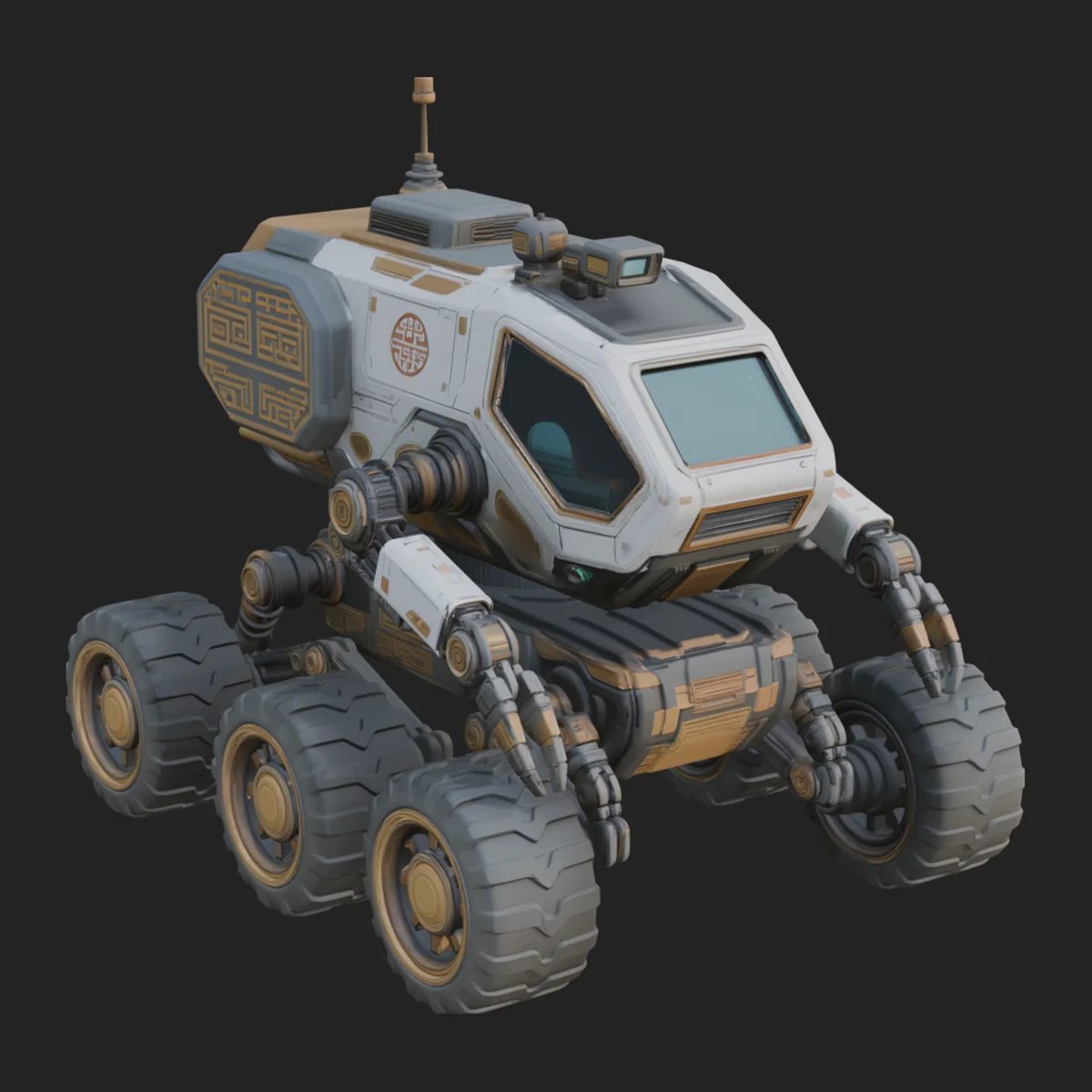 Robotic Rover Model Design 6
