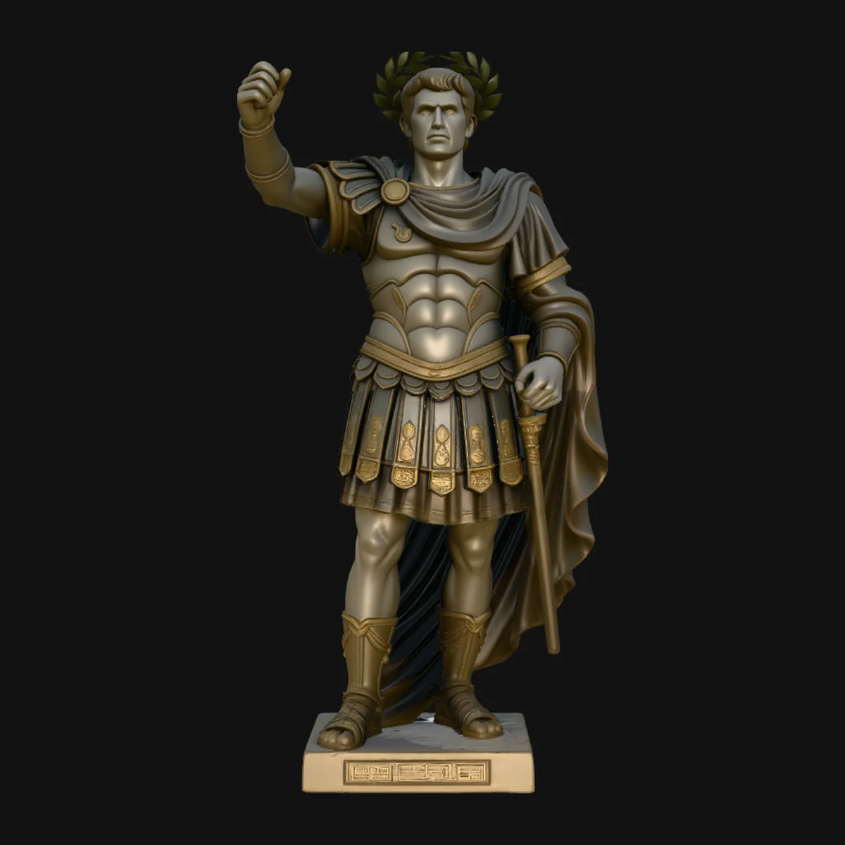Roman Emperor Statue Design 7