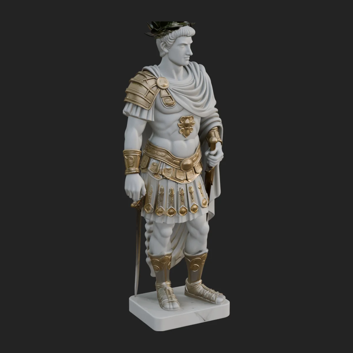 Roman Emperor Statue Design 9