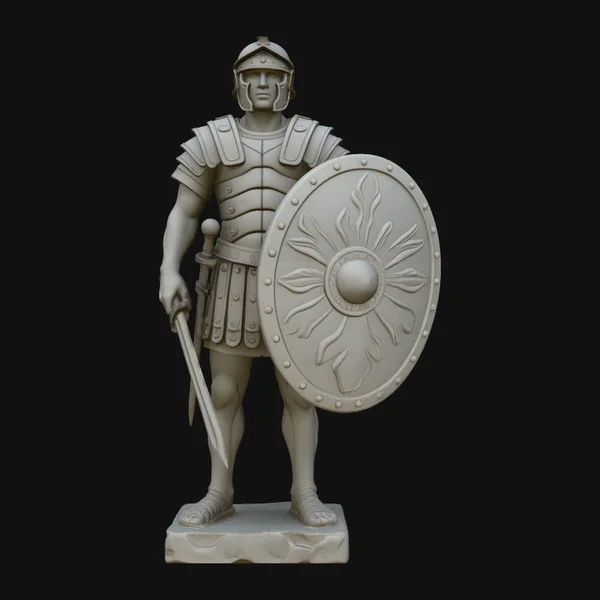 Roman Legionary Statue Design 1