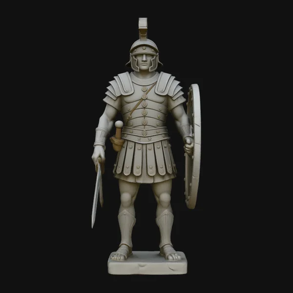 Roman Legionary Statue Design 2