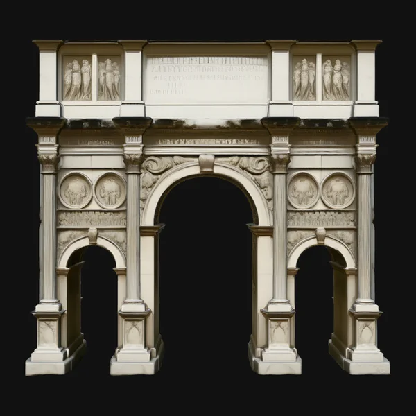 Roman Triumphal Arch Model Design 3