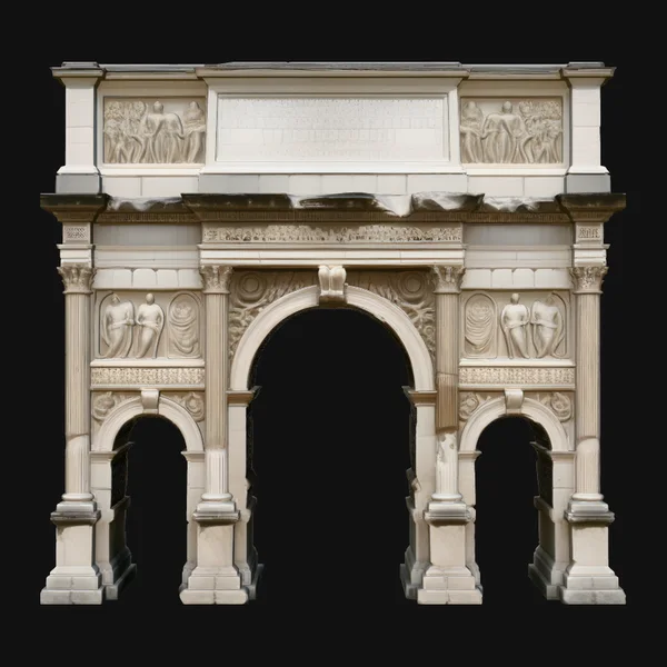 Roman Triumphal Arch Model Design 4