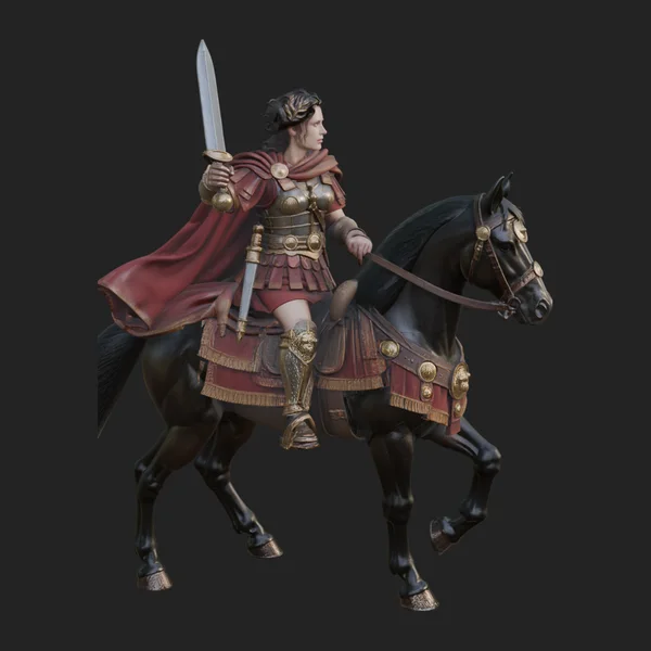 ROME - Mounted Woman Officer Design 1