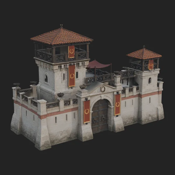 ROME - Stone Gatehouse Design 1
