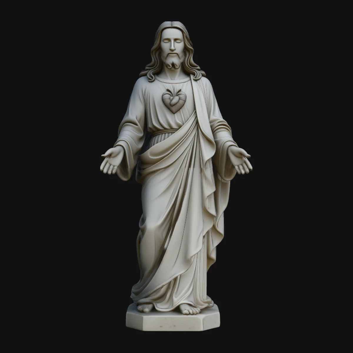 Sacred Heart of Jesus Statue Design 1