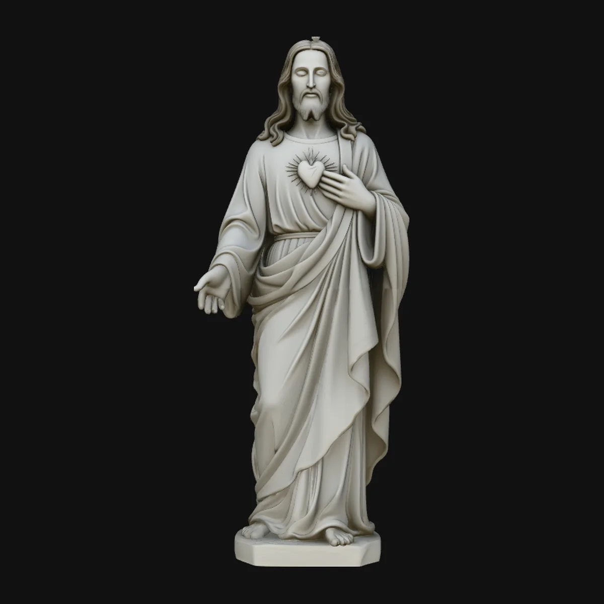 Sacred Heart of Jesus Statue Design 2