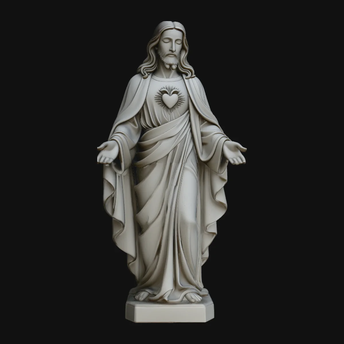 Sacred Heart of Jesus Statue Design 3