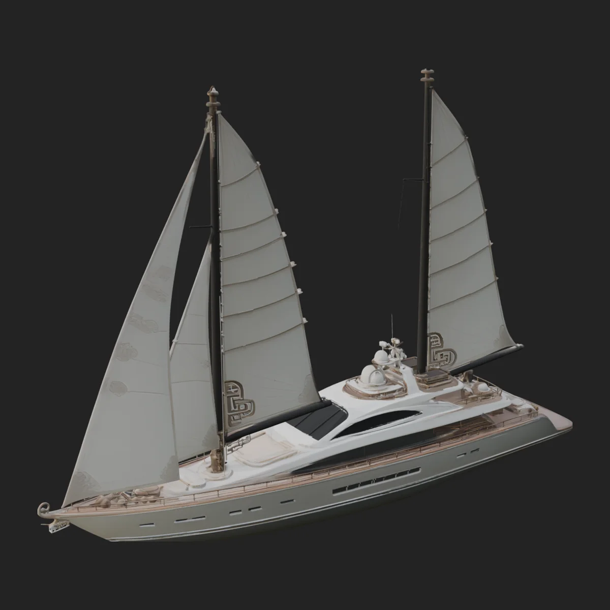 Sailing Yacht Model Design 2