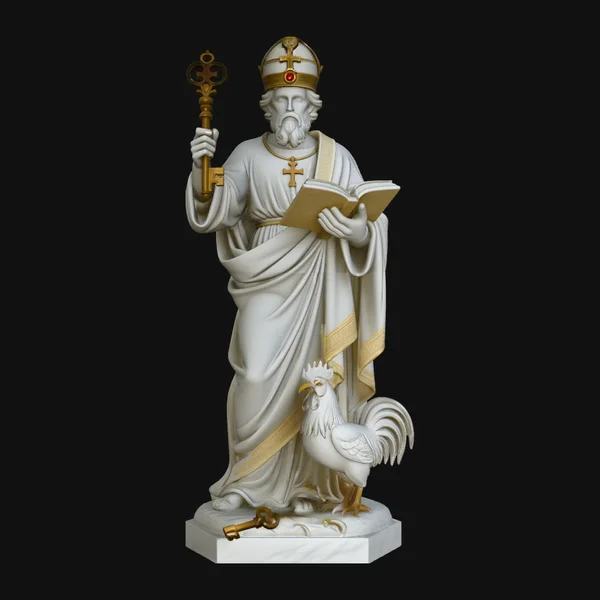 Saint Peter with Keys Statue Design 2