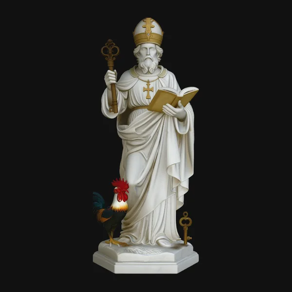 Saint Peter with Keys Statue Design 4