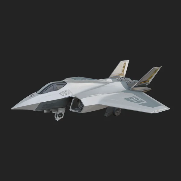 Sci Fi Fighter Craft Model Design 1
