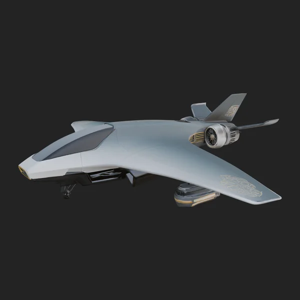 Sci Fi Fighter Craft Model Design 11