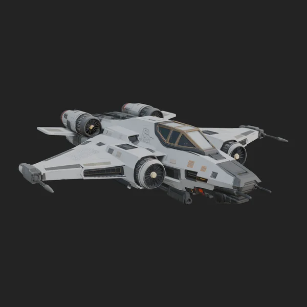 Sci Fi Fighter Craft Model Design 21