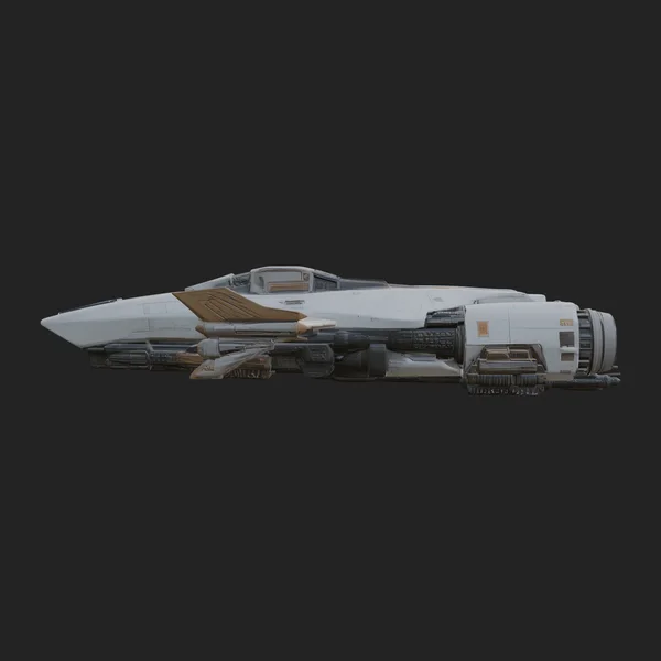 Sci Fi Fighter Craft Model Design 22
