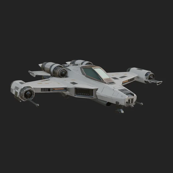 Sci Fi Fighter Craft Model Design 25