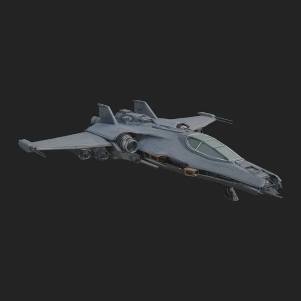 Sci Fi Fighter Craft Model Design 26