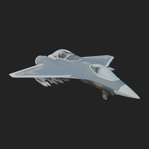 Sci Fi Fighter Craft Model Design 27