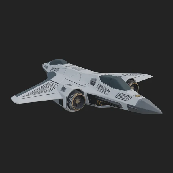 Sci Fi Fighter Craft Model Design 30