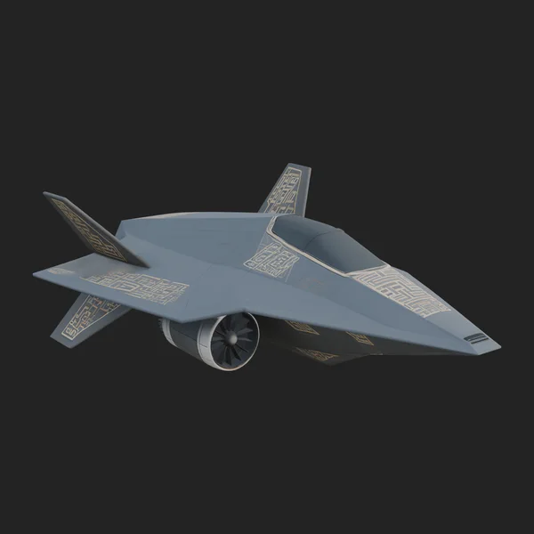 Sci Fi Fighter Craft Model Design 34