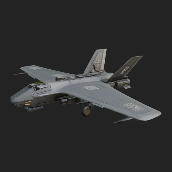 Sci Fi Fighter Craft Model Design 35