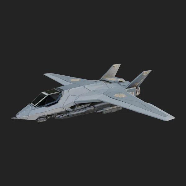 Sci Fi Fighter Craft Model Design 36