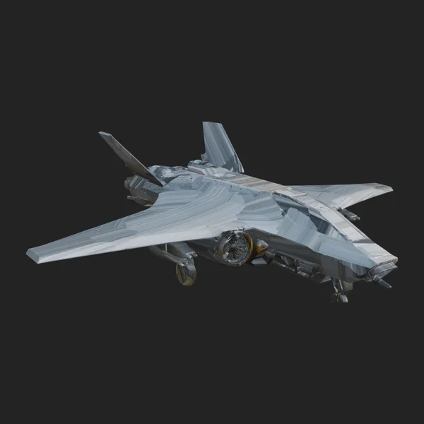 Sci Fi Fighter Craft Model Design 37