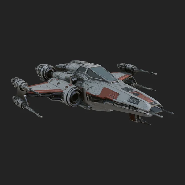 Sci Fi Fighter Craft Model Design 41