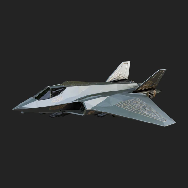 Sci Fi Fighter Craft Model Design 5