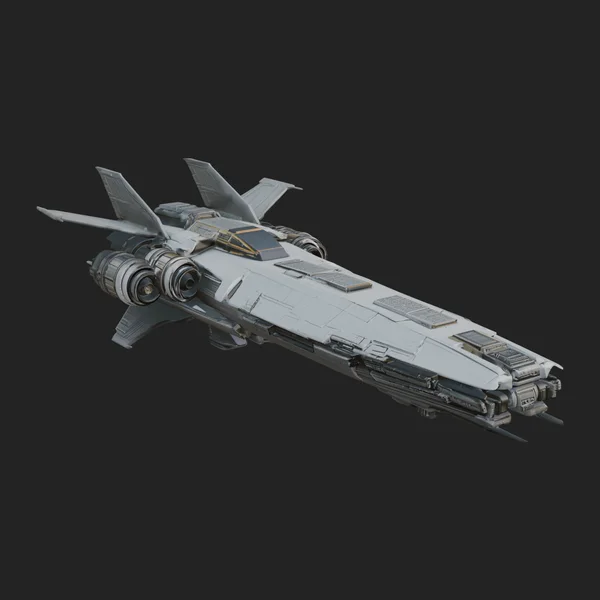 Sci Fi Fighter Craft Model Design 6