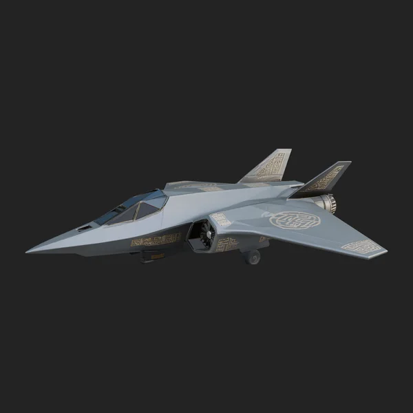 Sci Fi Fighter Craft Model Design 7